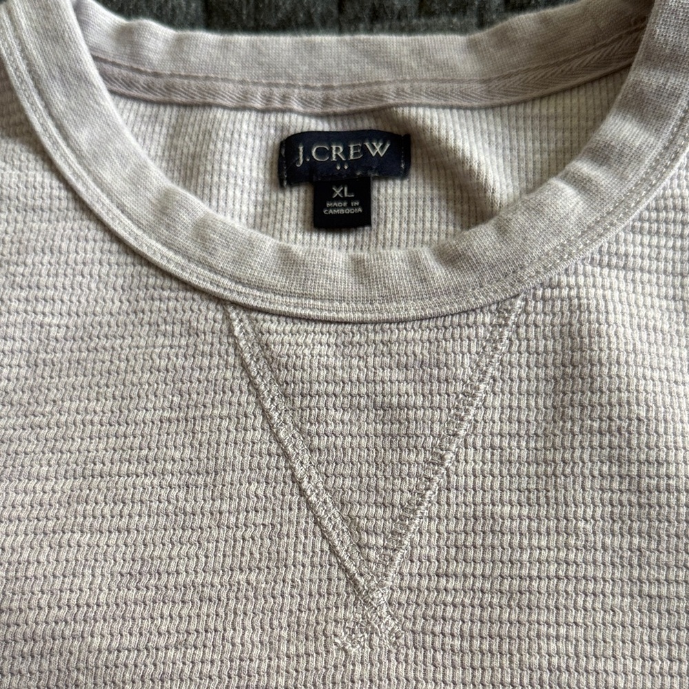 Super Comfy J.Crew Waffle Crewneck Sweater